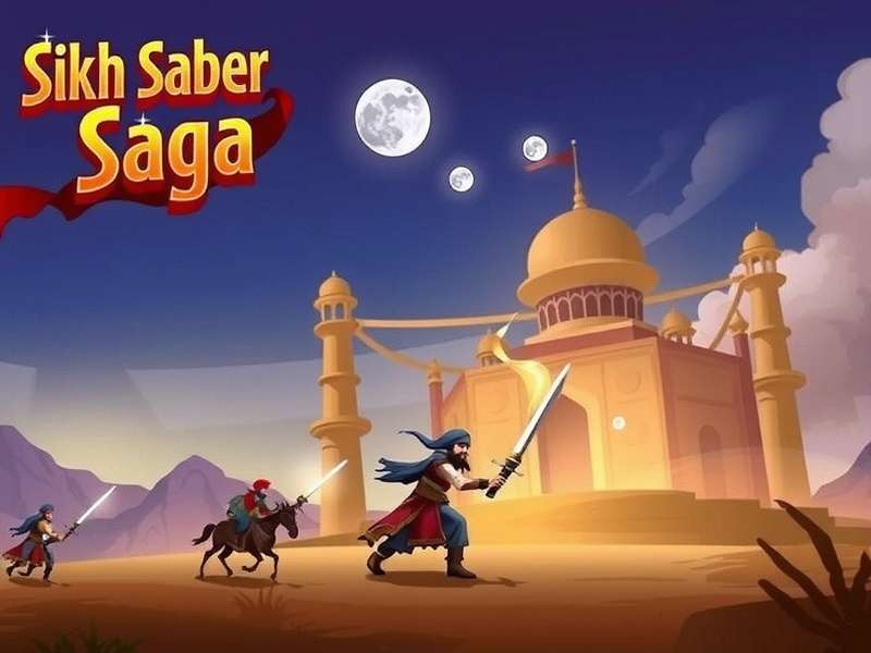 Sikh Saber Saga Game Banner
